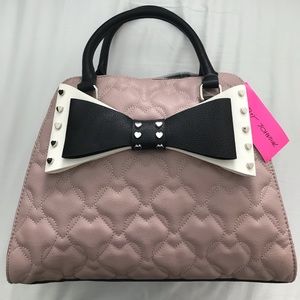 Betsey Johnson Studded Dome Satchel